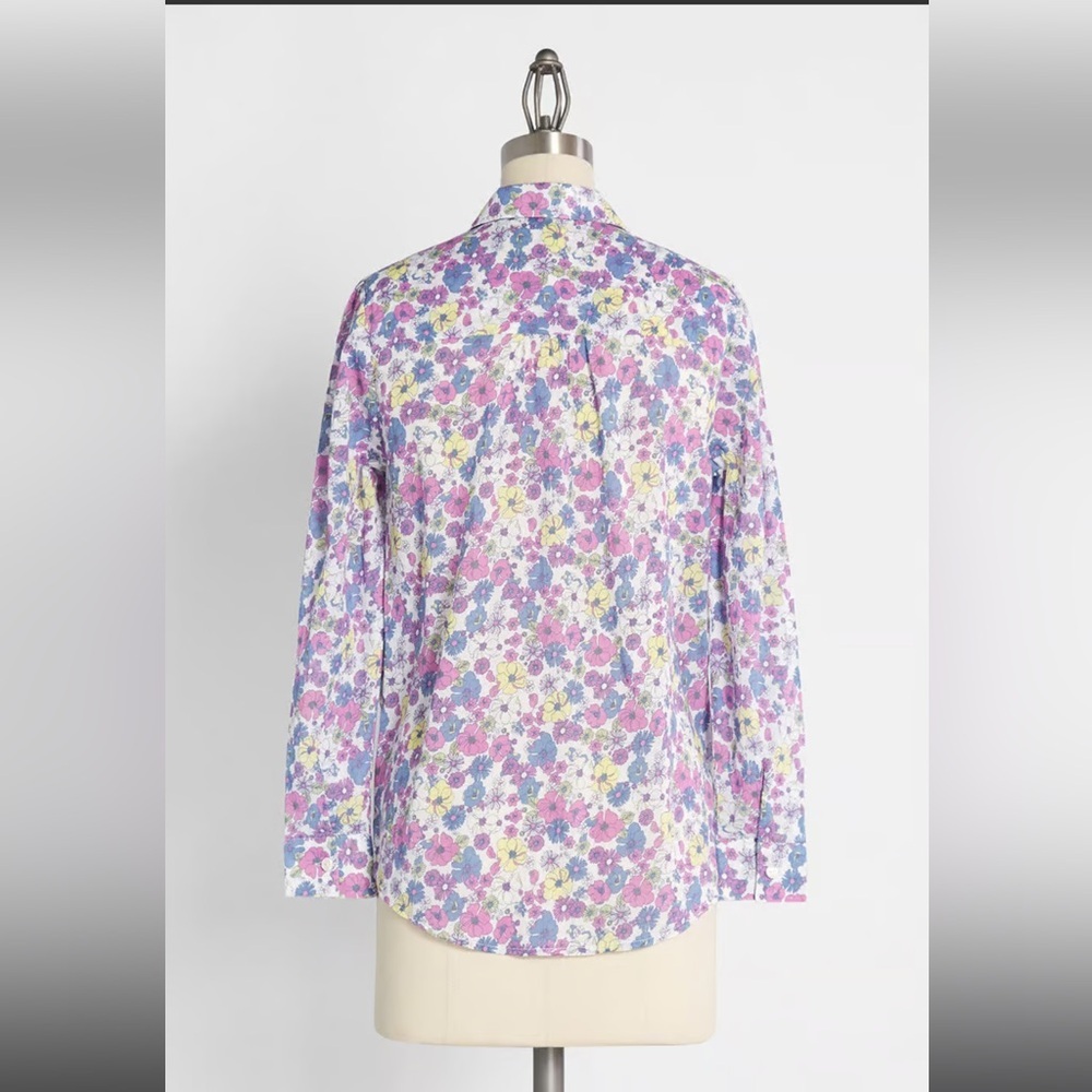NWT ModCloth flower patch pleasantries shirt SMALL - Picture 2 of 8
